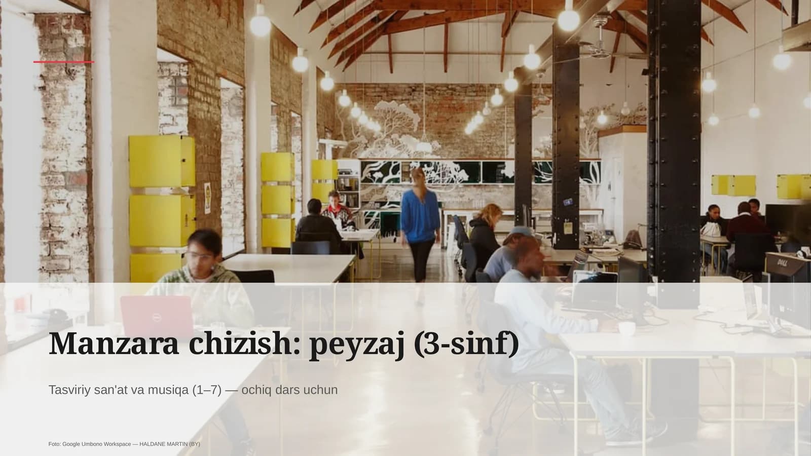 Manzara chizish: peyzaj (3-sinf)
