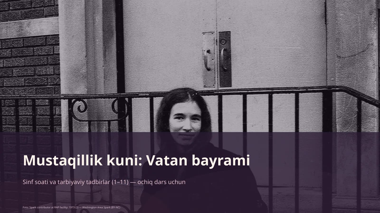 Sinf soati va tarbiyaviy tadbirlar (1–11)