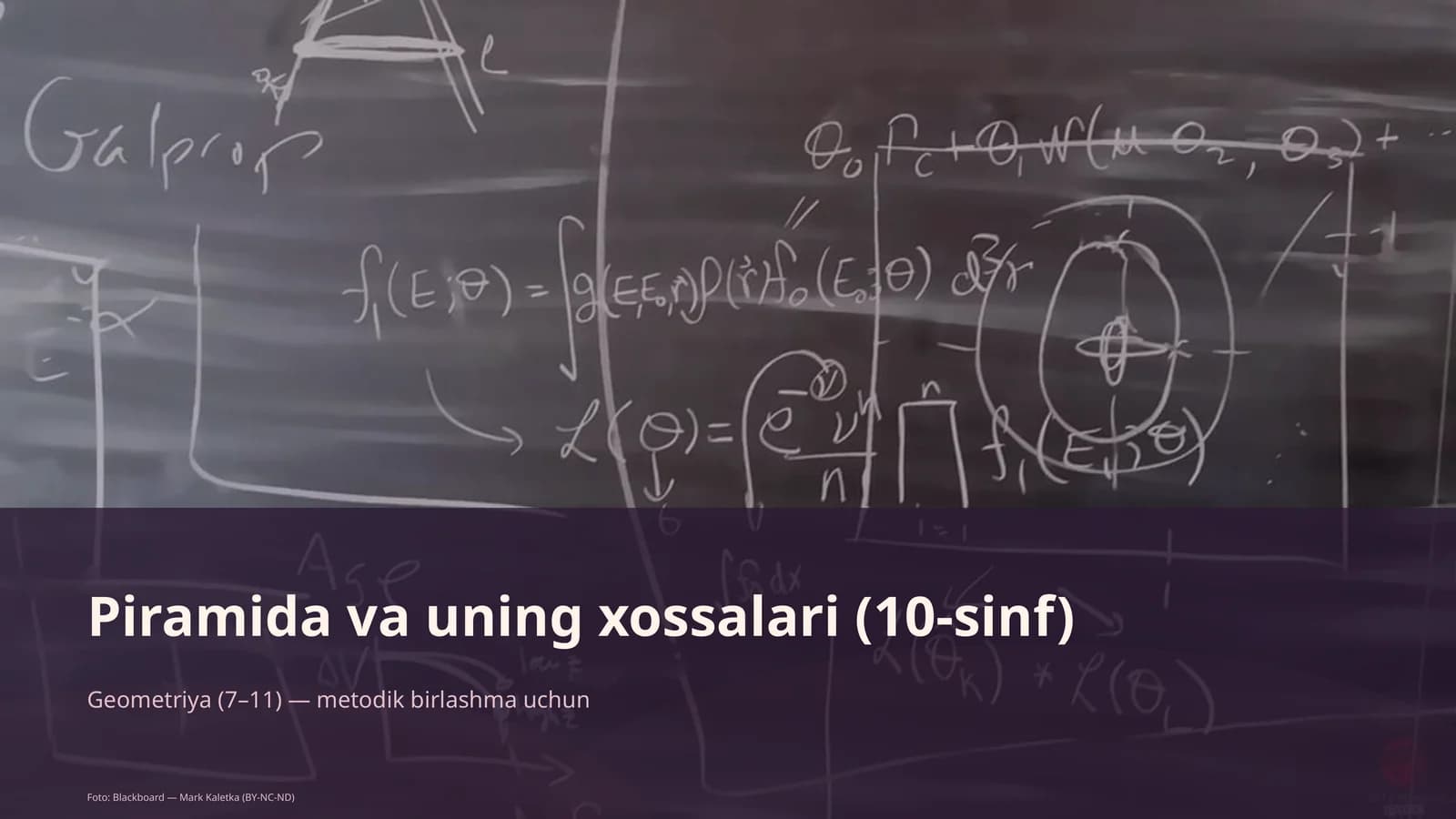 Piramida va uning xossalari (10-sinf)