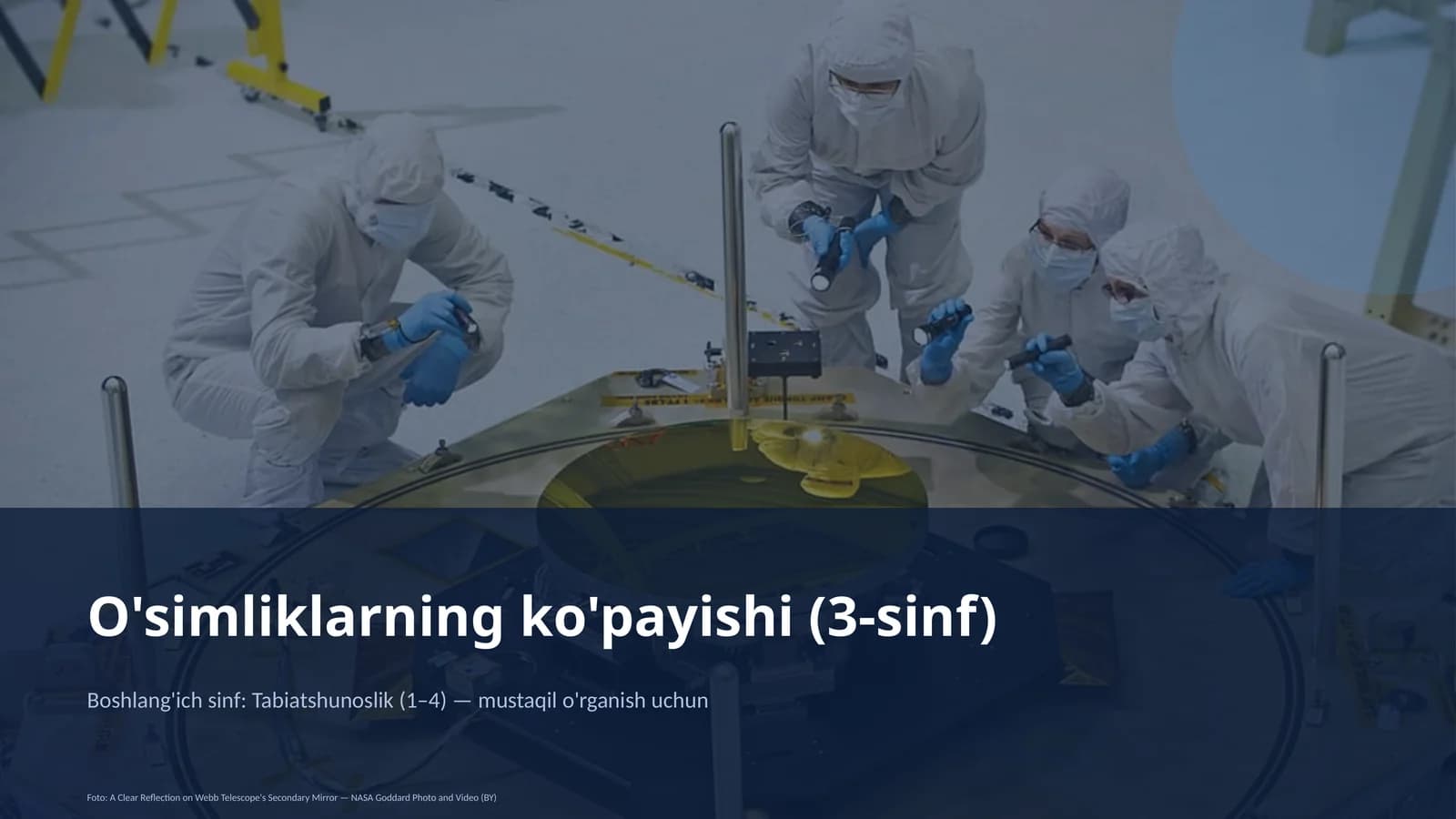 O'simliklarning ko'payishi (3-sinf)