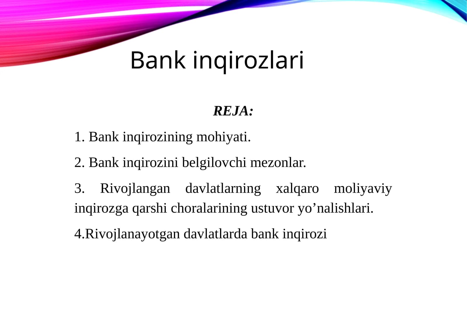 Bank inqirozlari
