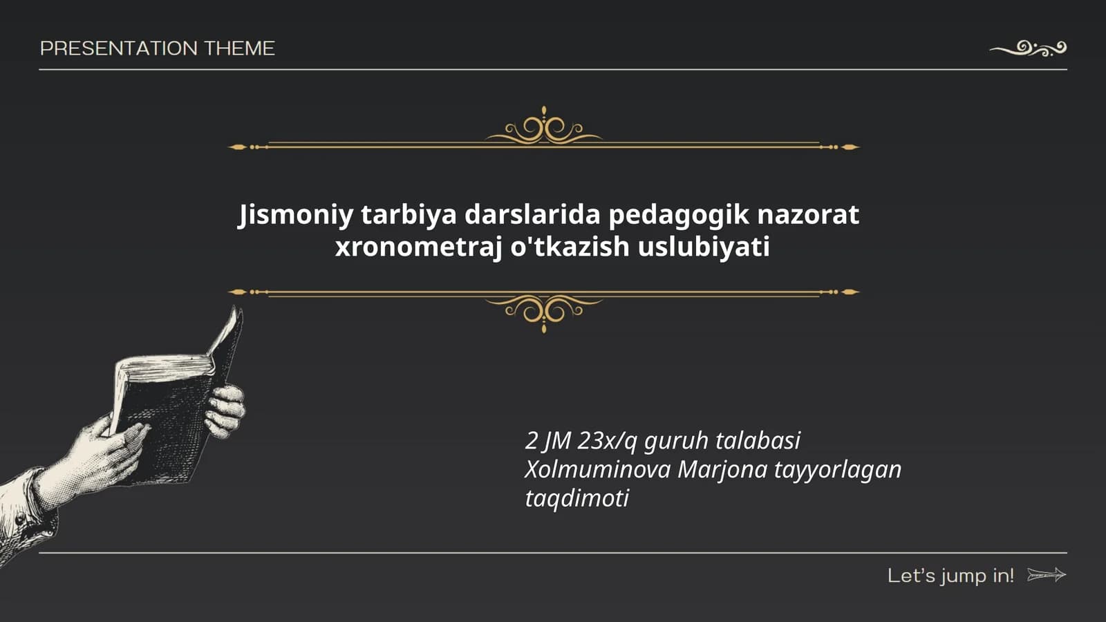 Xronometraj o'tkazish uslubiyati