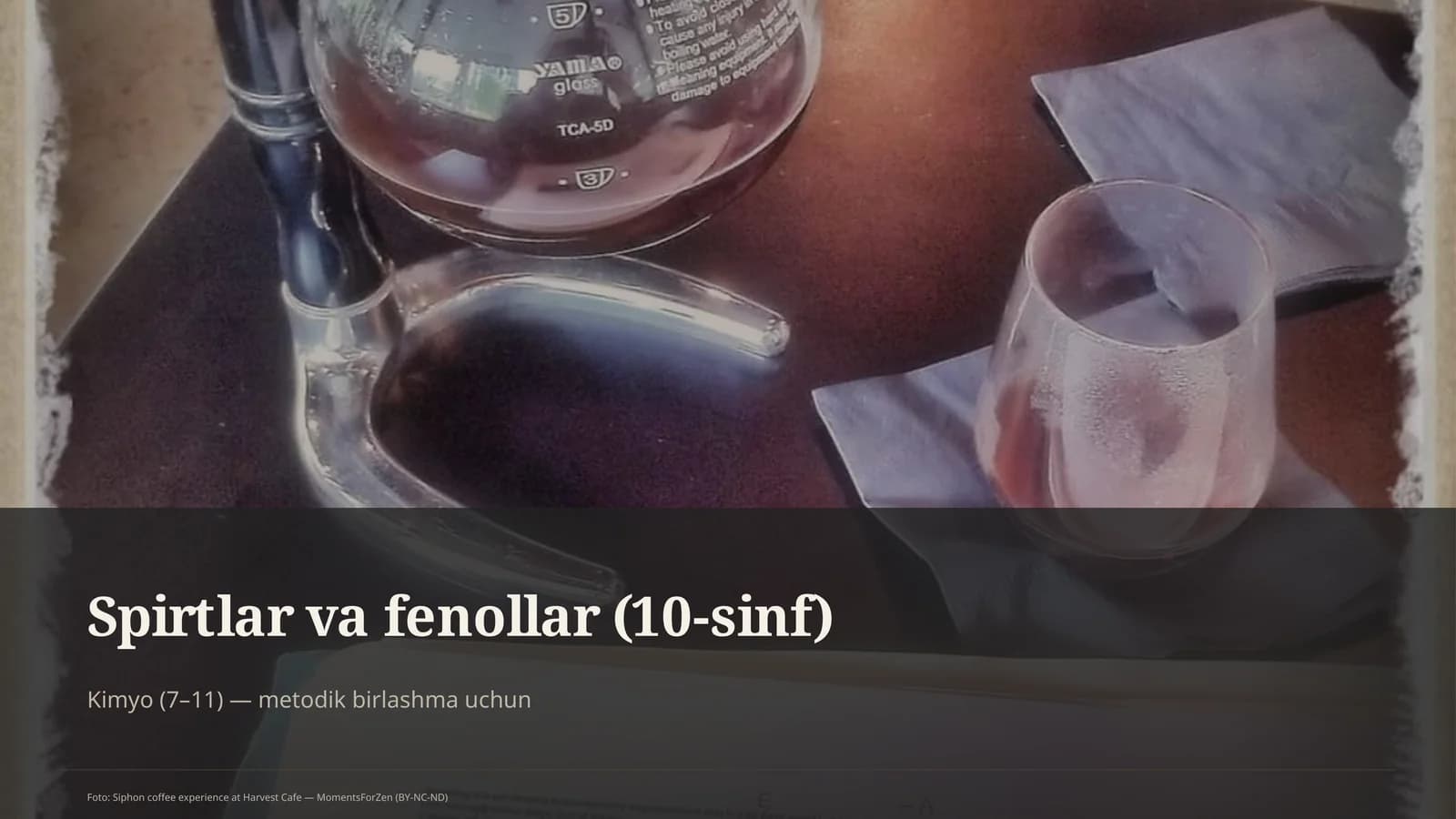 Spirtlar va fenollar (10-sinf)