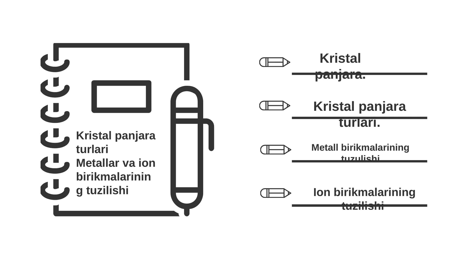 Kristal panjara turlari