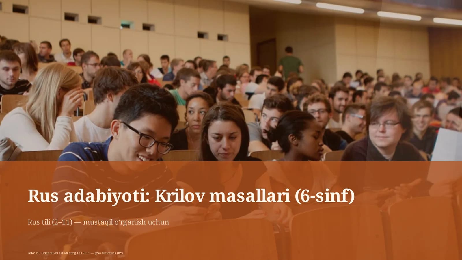 Rus adabiyoti: Krilov masallari (6-sinf)