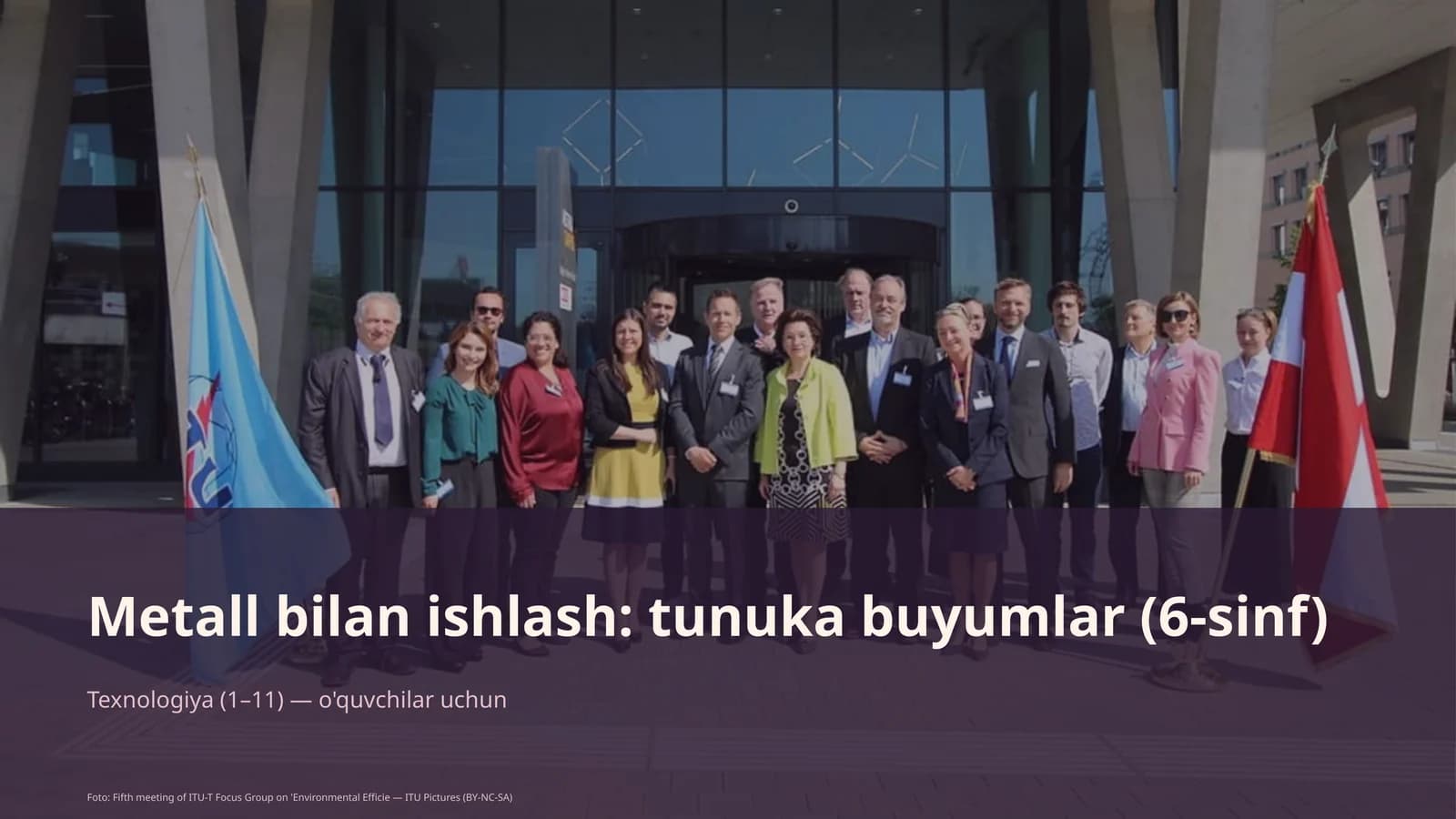 Metall bilan ishlash: tunuka buyumlar (6-sinf)