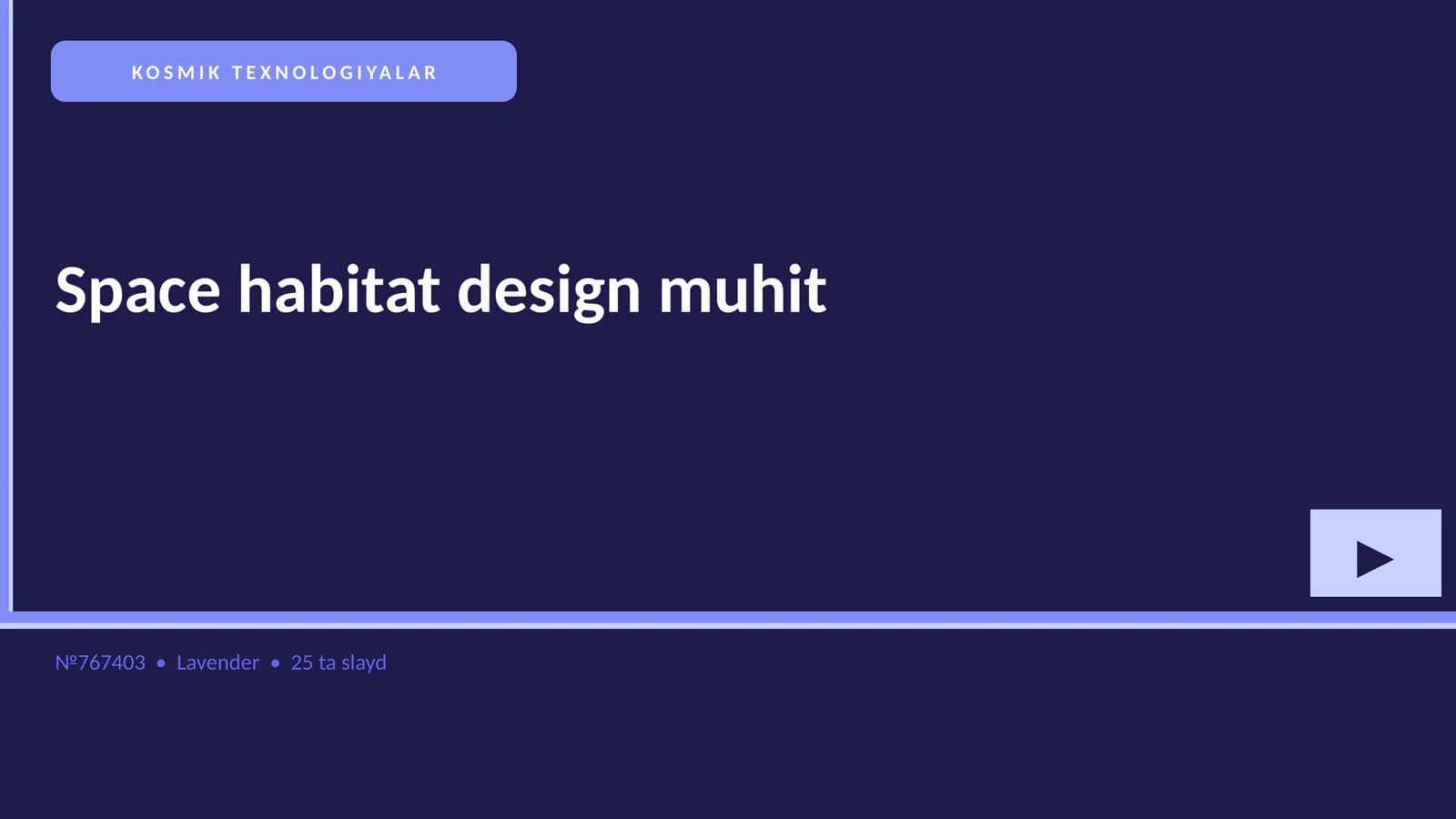 Kosmik texnologiyalar