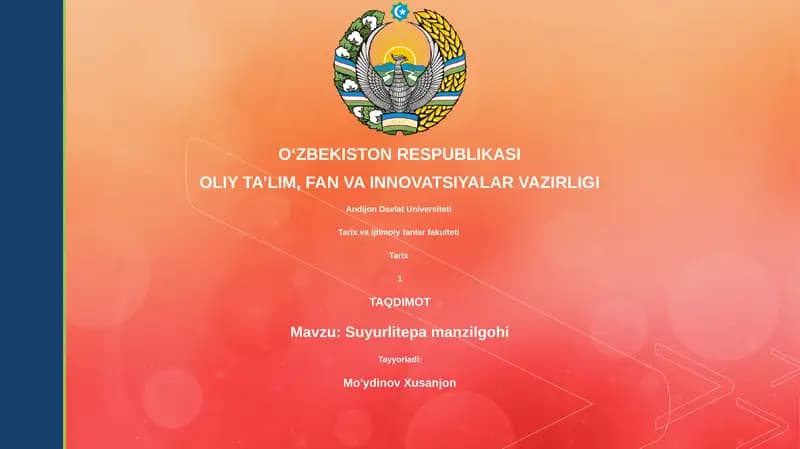 Suyurlitepa manzilgohi