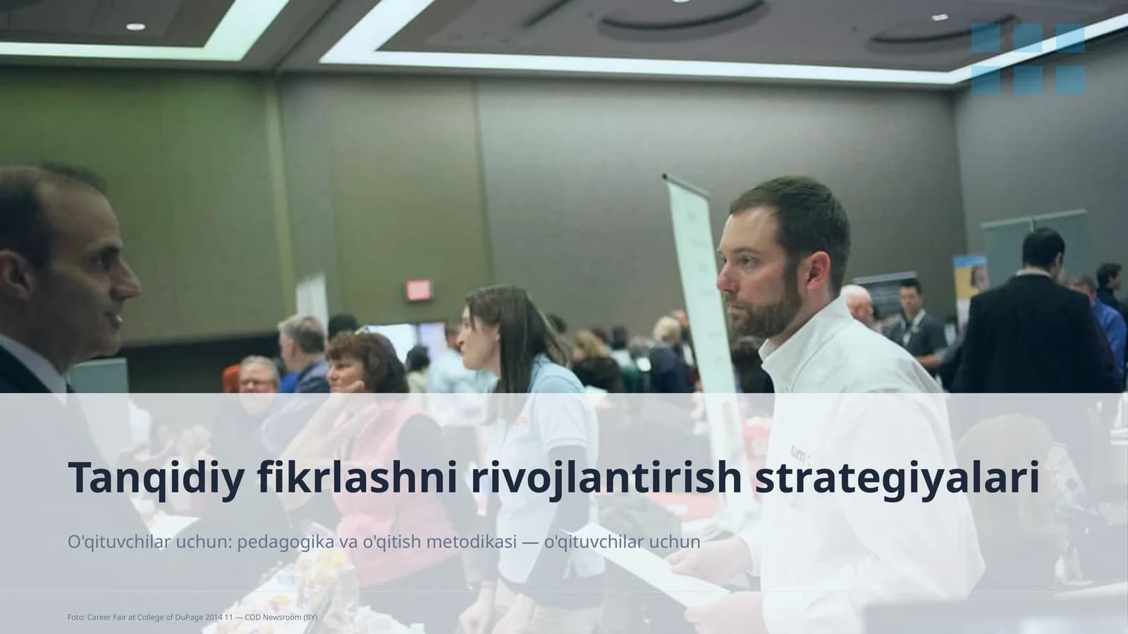 Tanqidiy fikrlashni rivojlantirish strategiyalari
