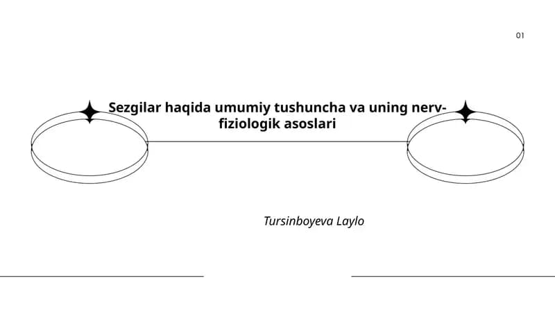 Sezgilar haqida umumiy tushuncha va uning nerv-fiziologik asoslari