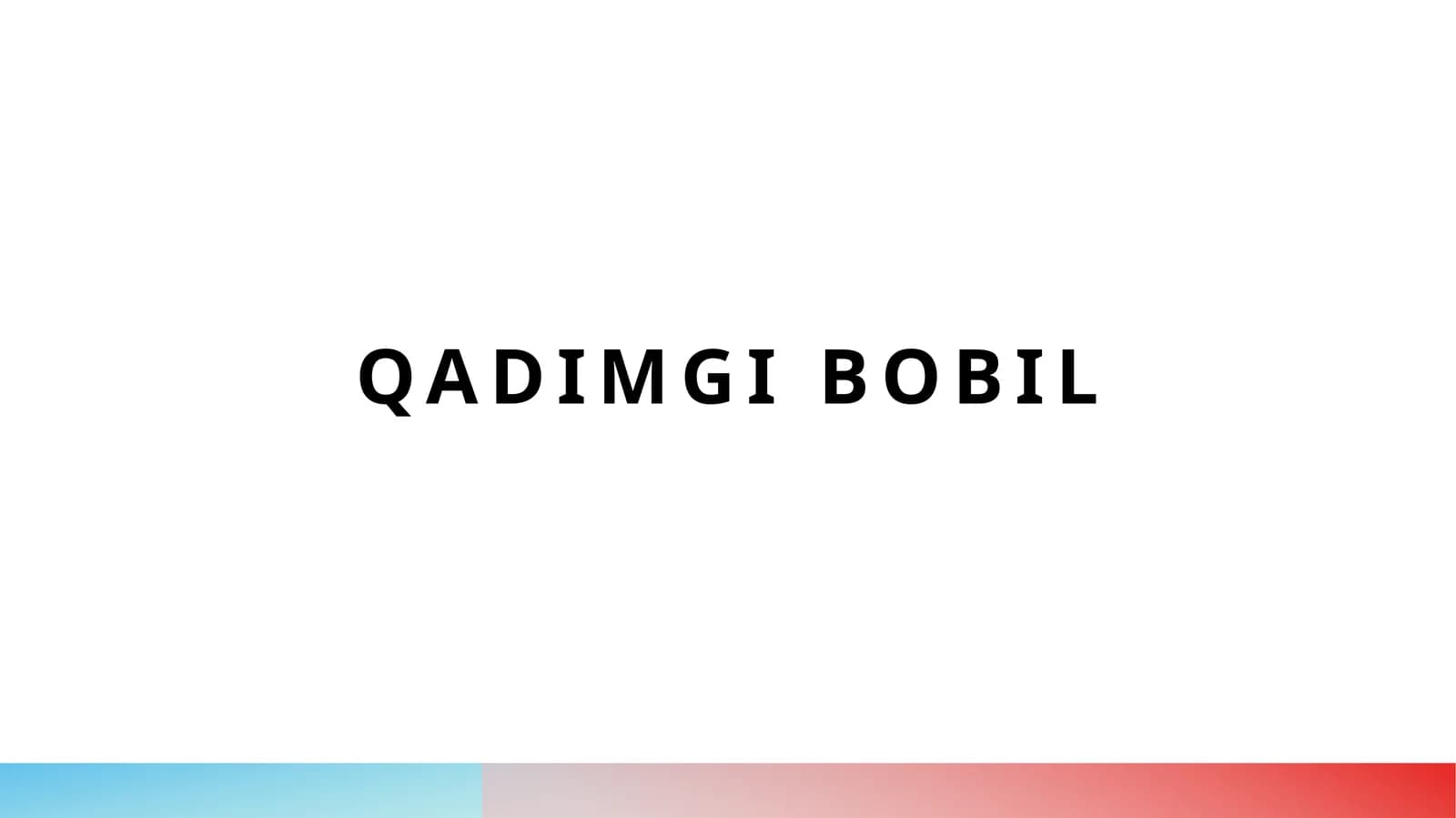 Qadimgi Bobil
