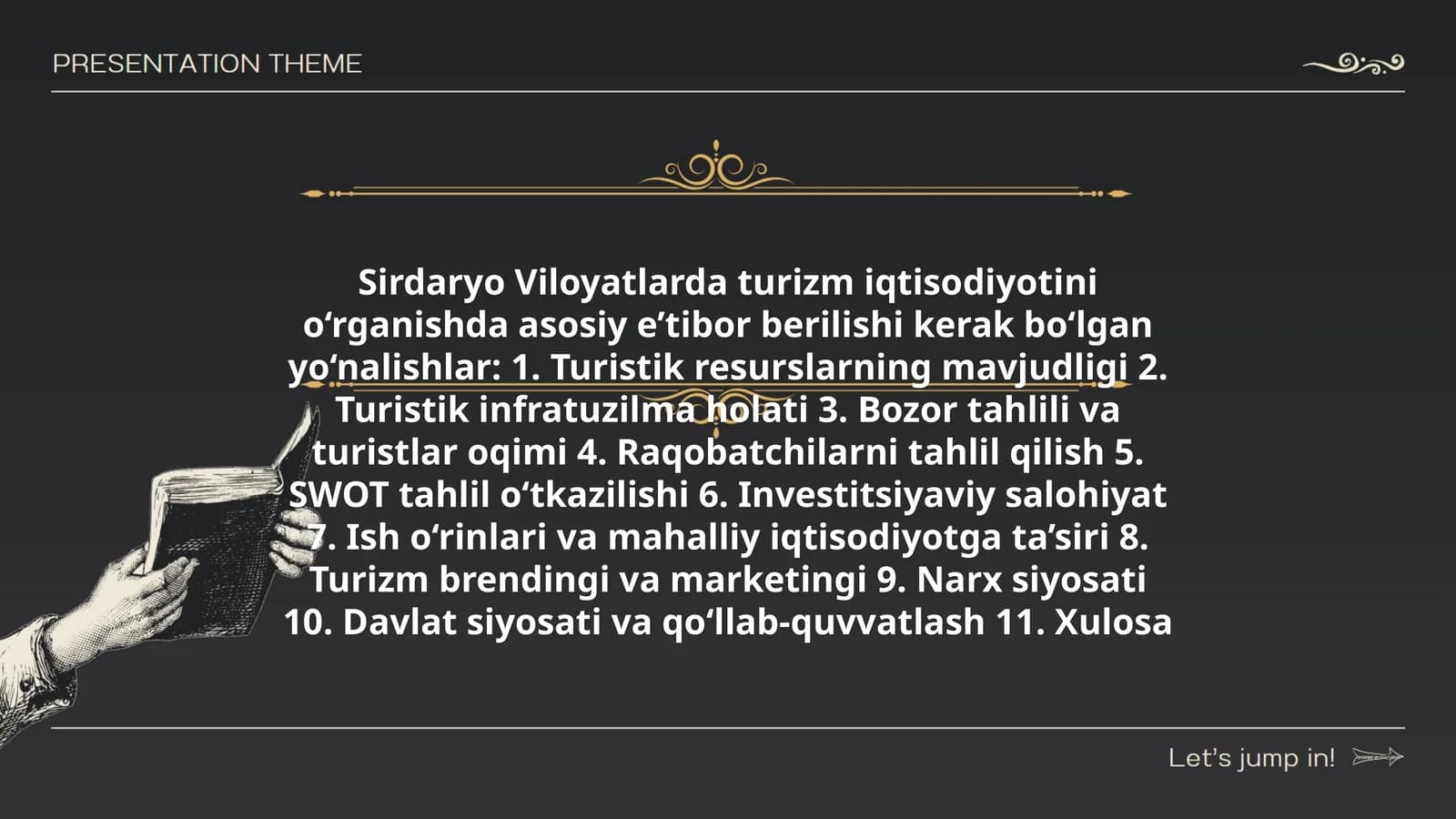 Turizm iqtisodiyoti o‘qitish materiali