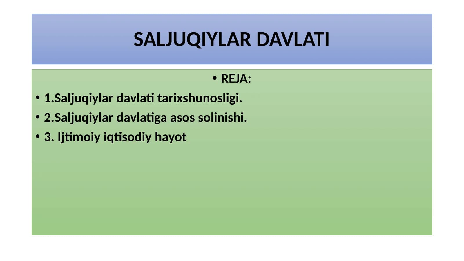 Салжуқийлар давлати