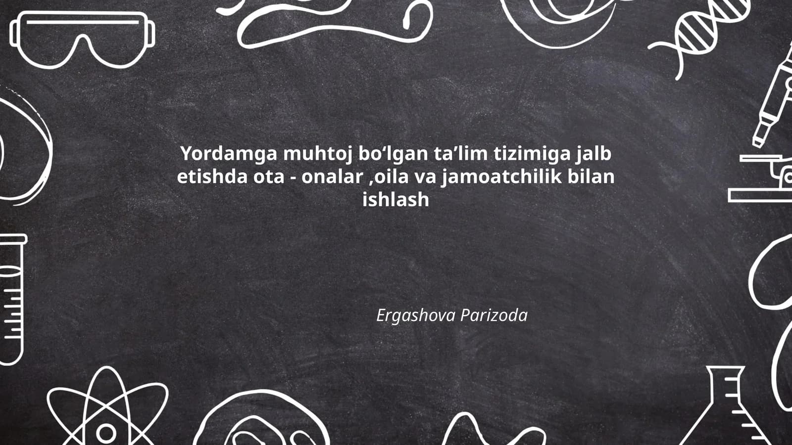 Yordamga muhtoj boʻlgan taʼlim tizimi