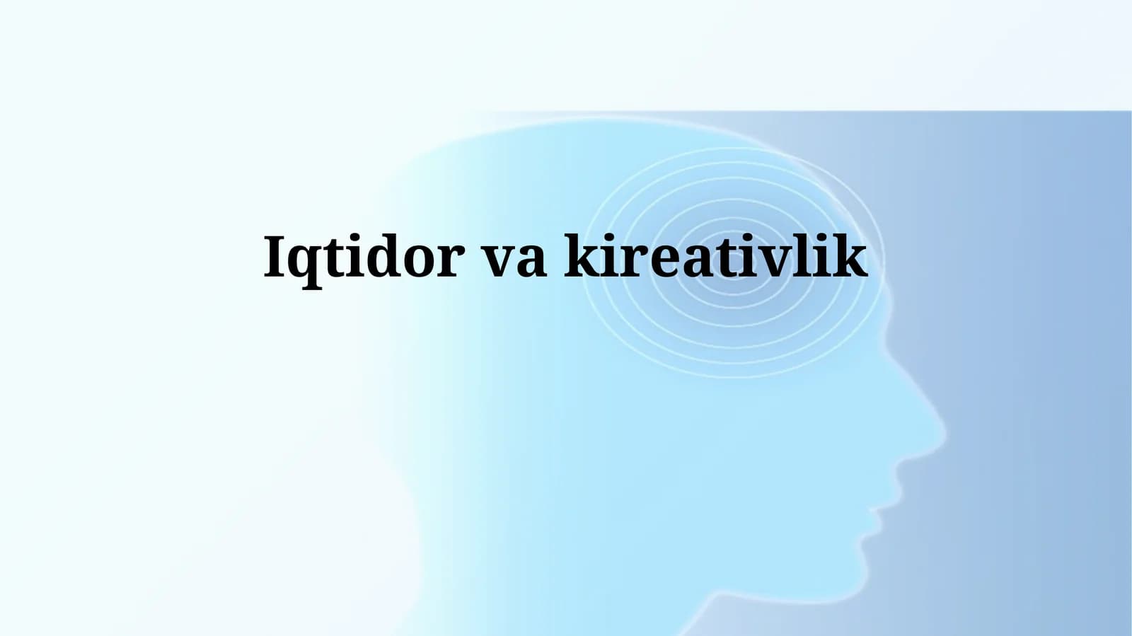 Iqtidorvakireativlik