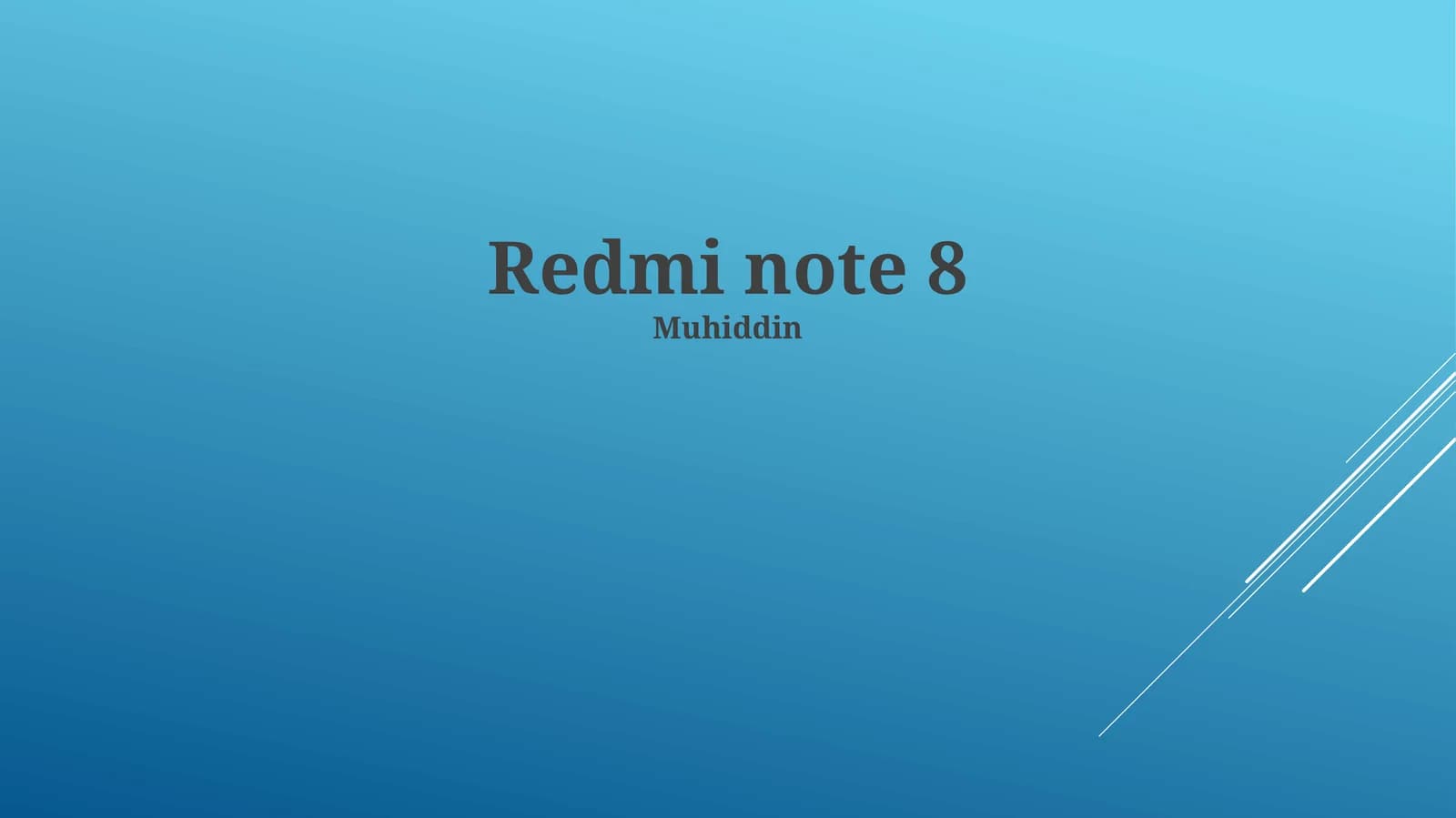 Redmi Note 8