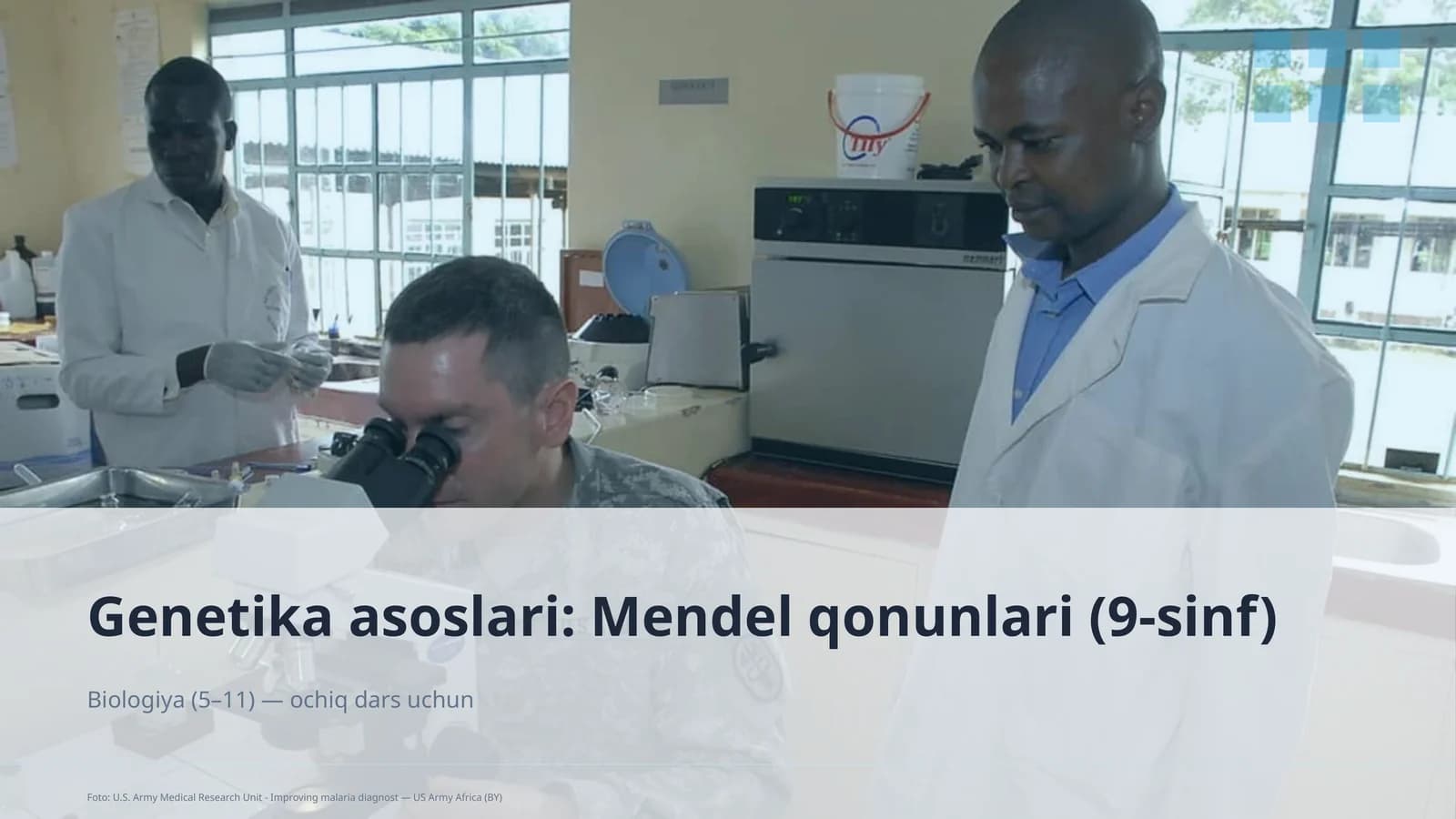 Genetika asoslari: Mendel qonunlari (9-sinf)