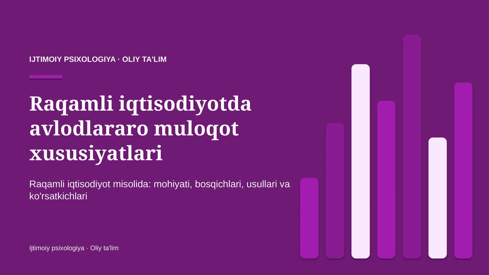raqamli iqtisodiyotda avlodlararo muloqot xususiyatlari 5393