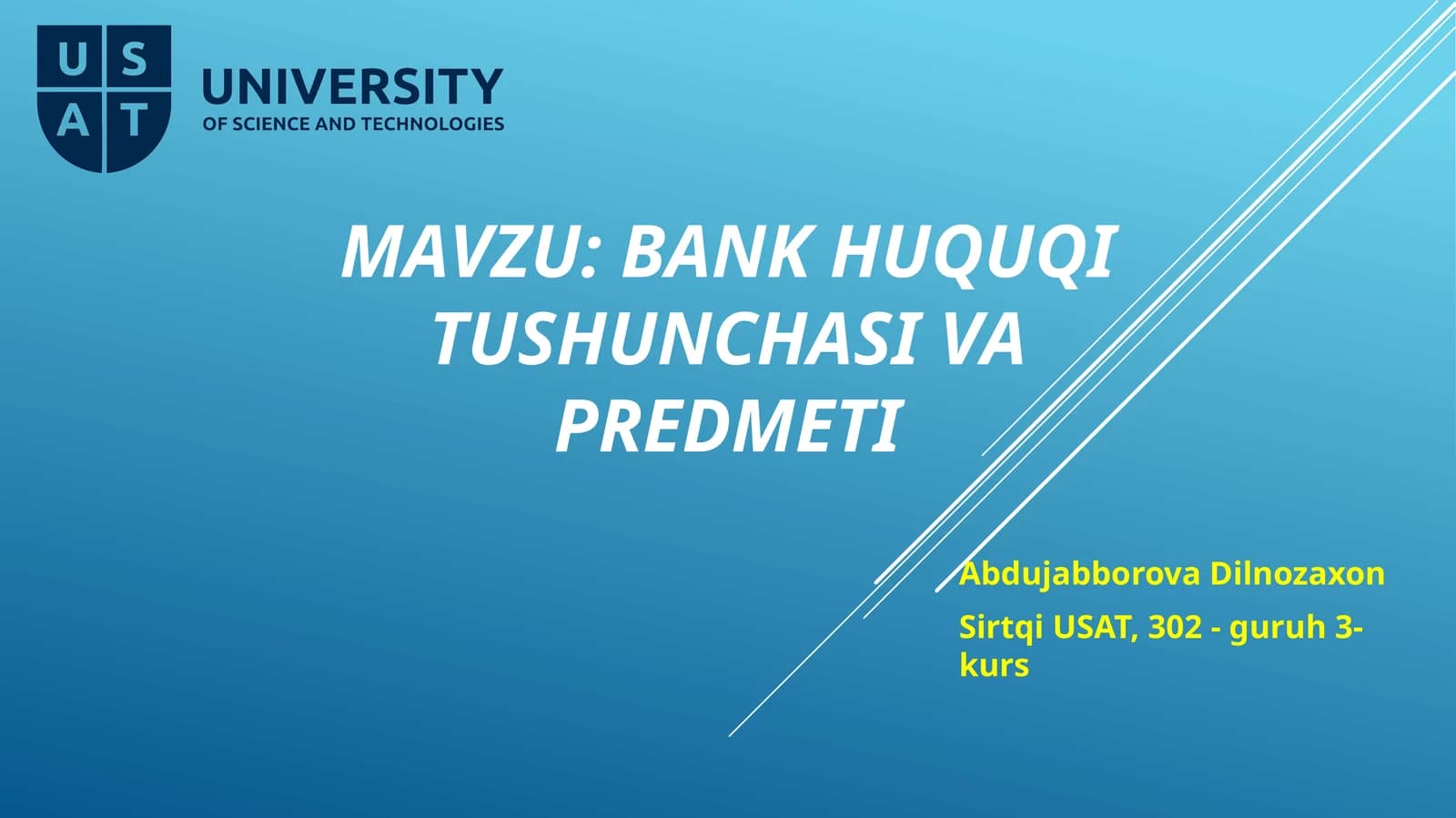Bankhuquqitushunchasivapredmeti
