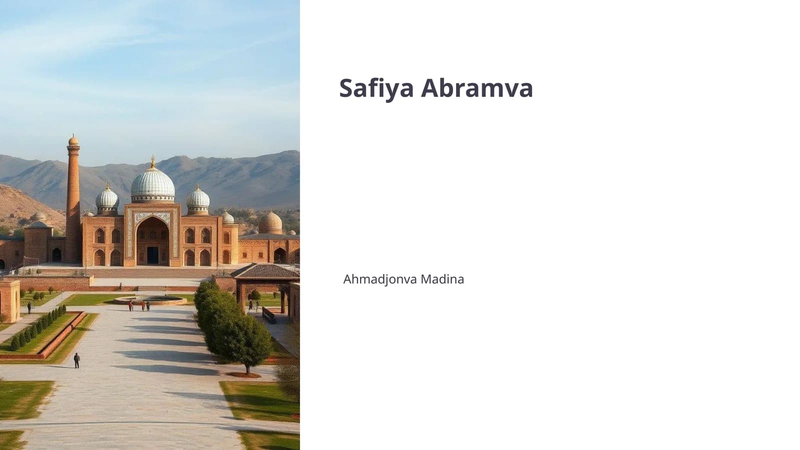 Safiya Abramva