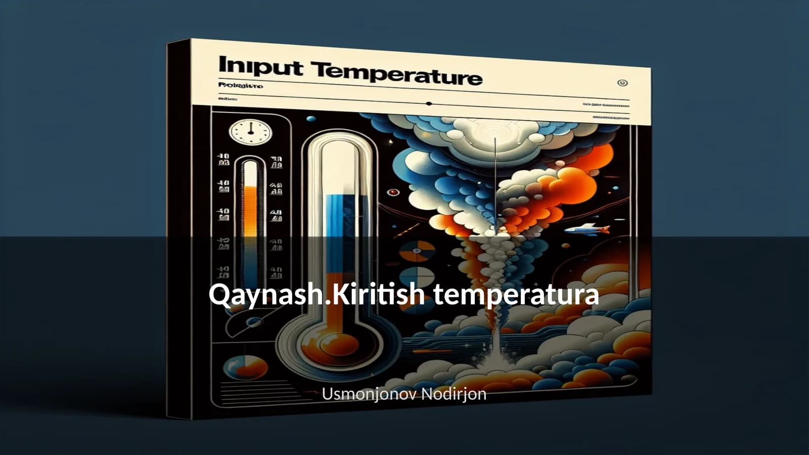 Qaynash.Kiritish temperatura