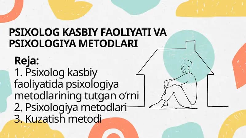 Psixologiya metodlari