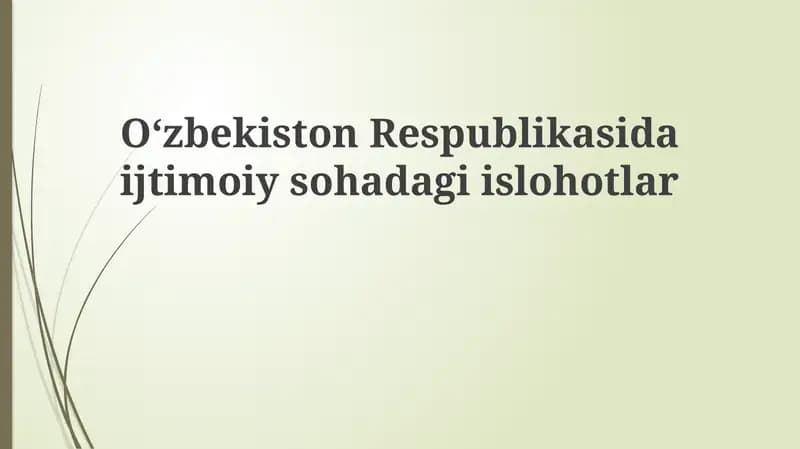 Inson qadrini ulug'lash va faol mahalla yili Davlat dasturi