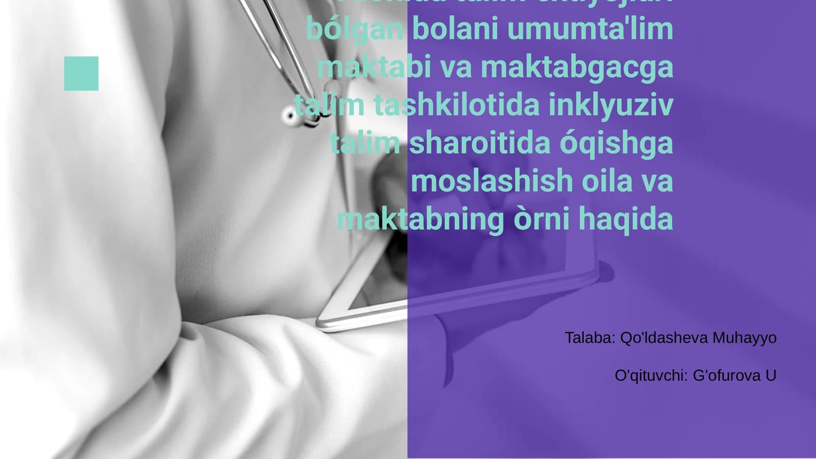 Alohida talim extiyojlari