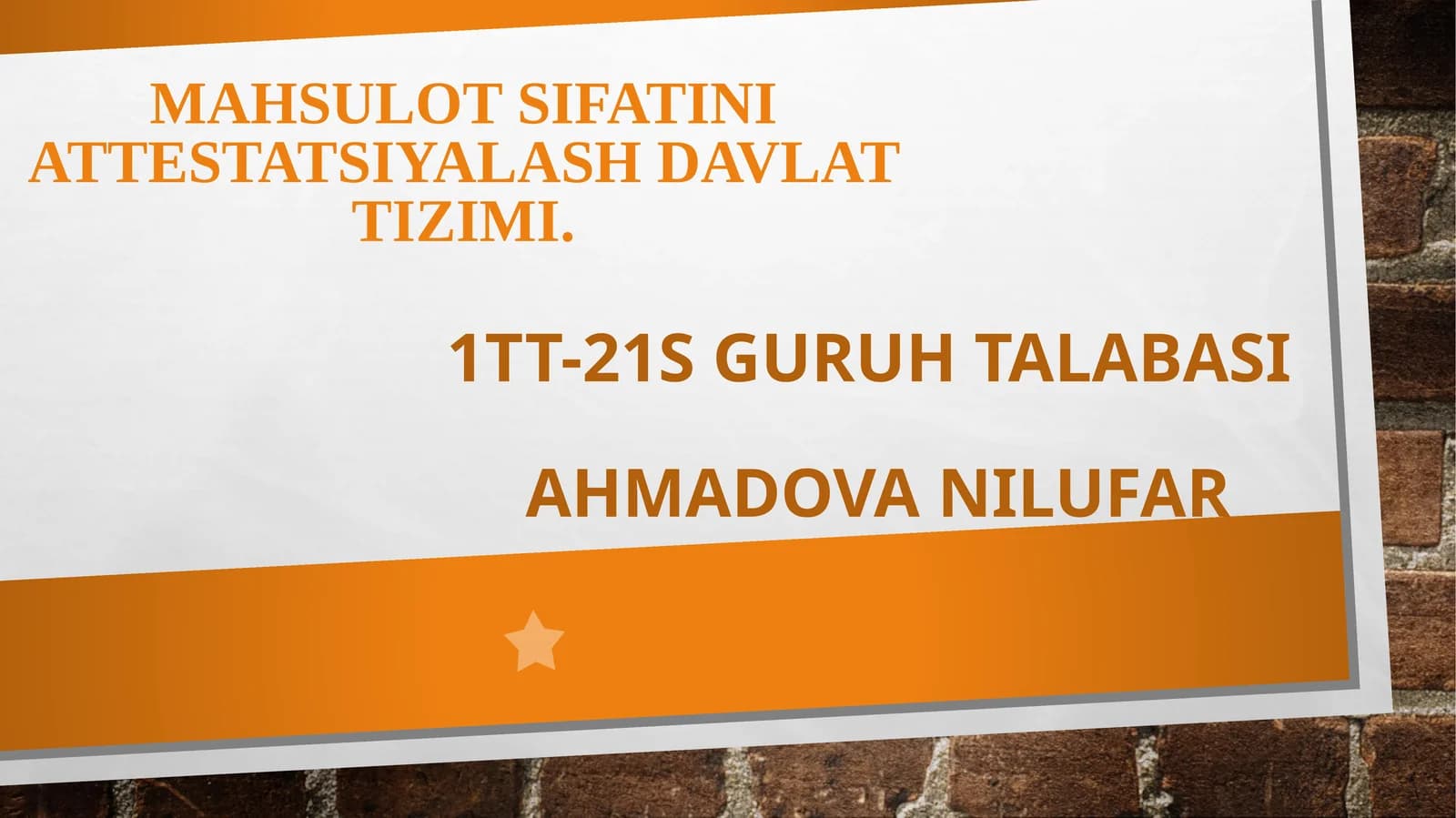 Mahsulotsifatiniattestatsiyalashdavlattizimi