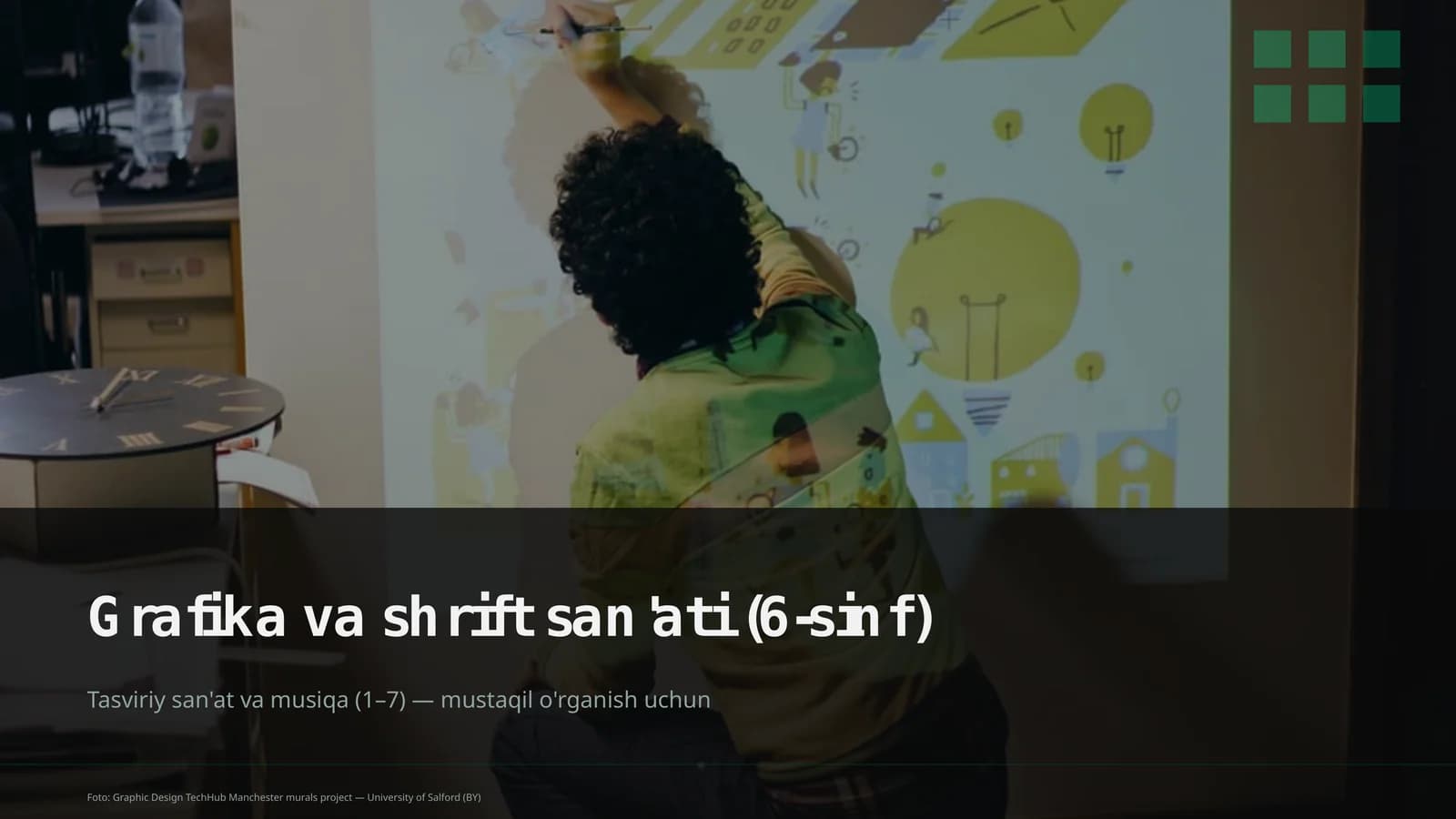 Grafika va shrift san'ati (6-sinf)