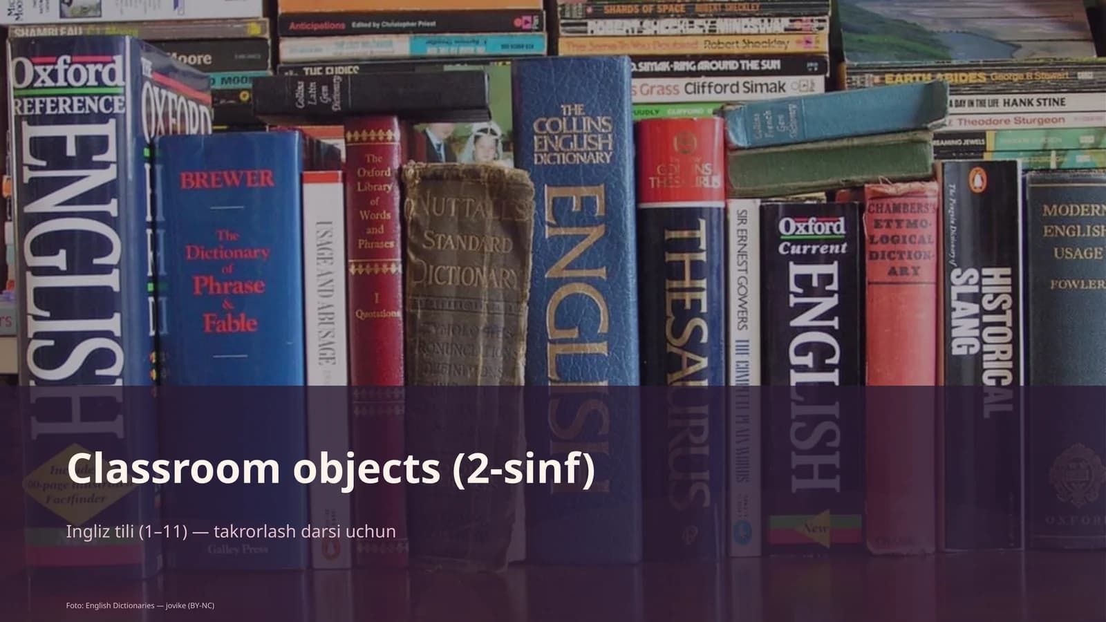 Classroom objects (2-sinf)