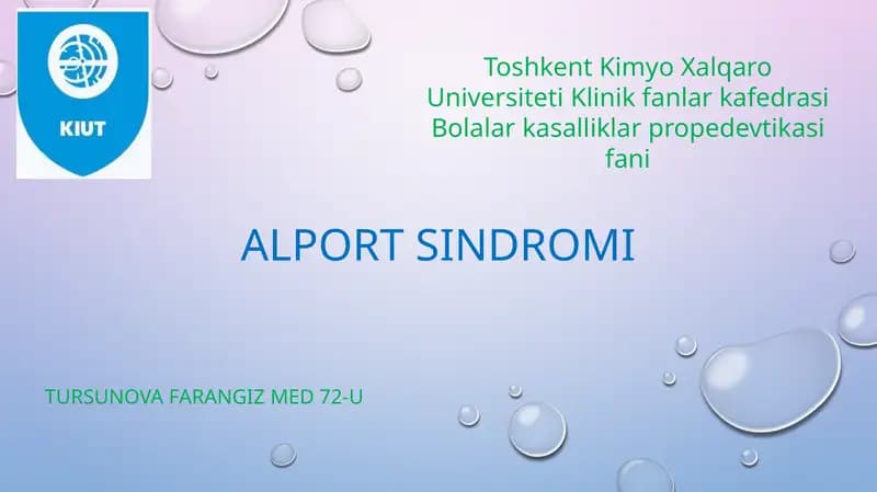 Alportsindromi