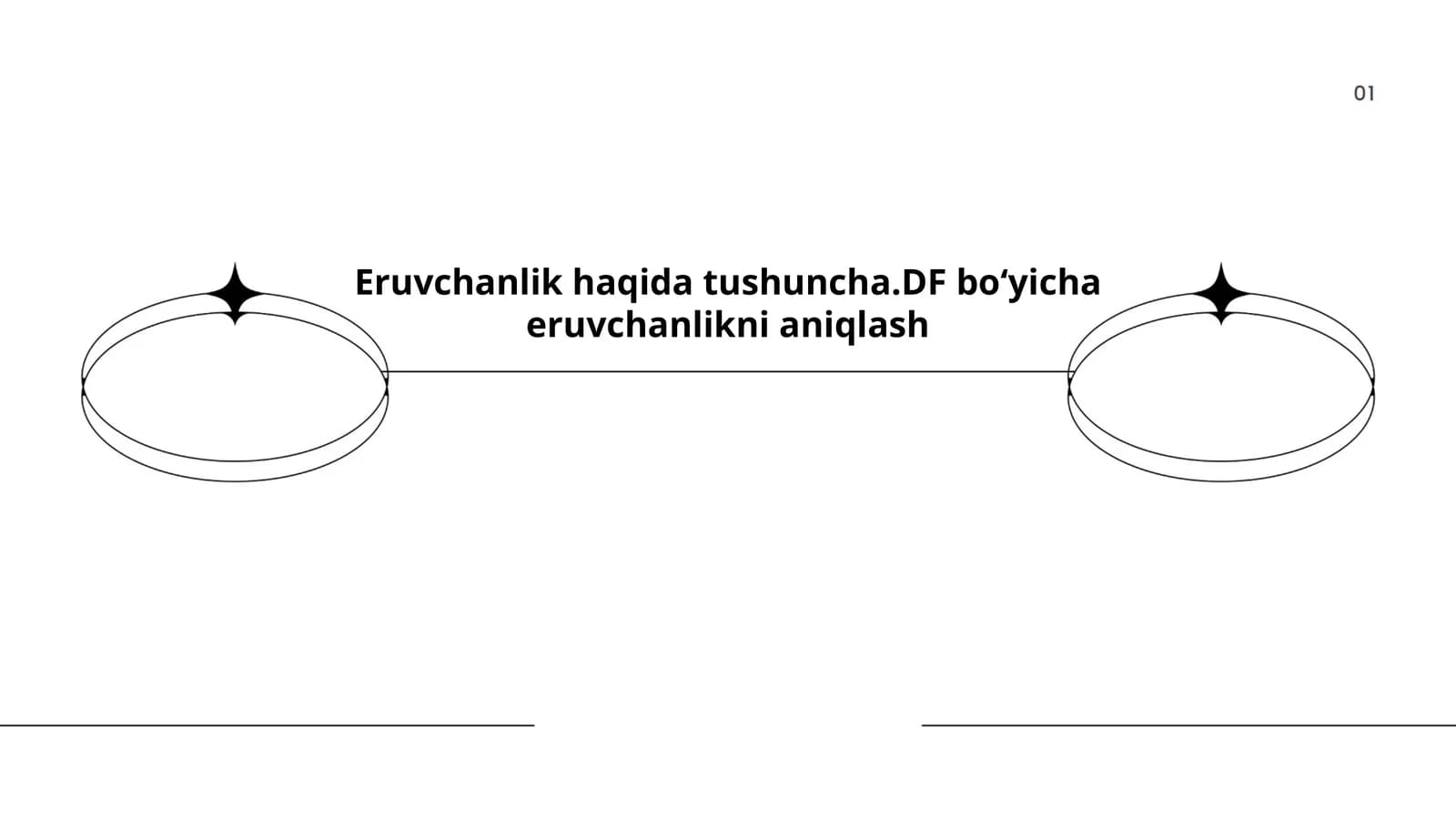 Eruvchanlik haqida tushuncha.DF boʻyicha eruvchanlikni aniqlash
