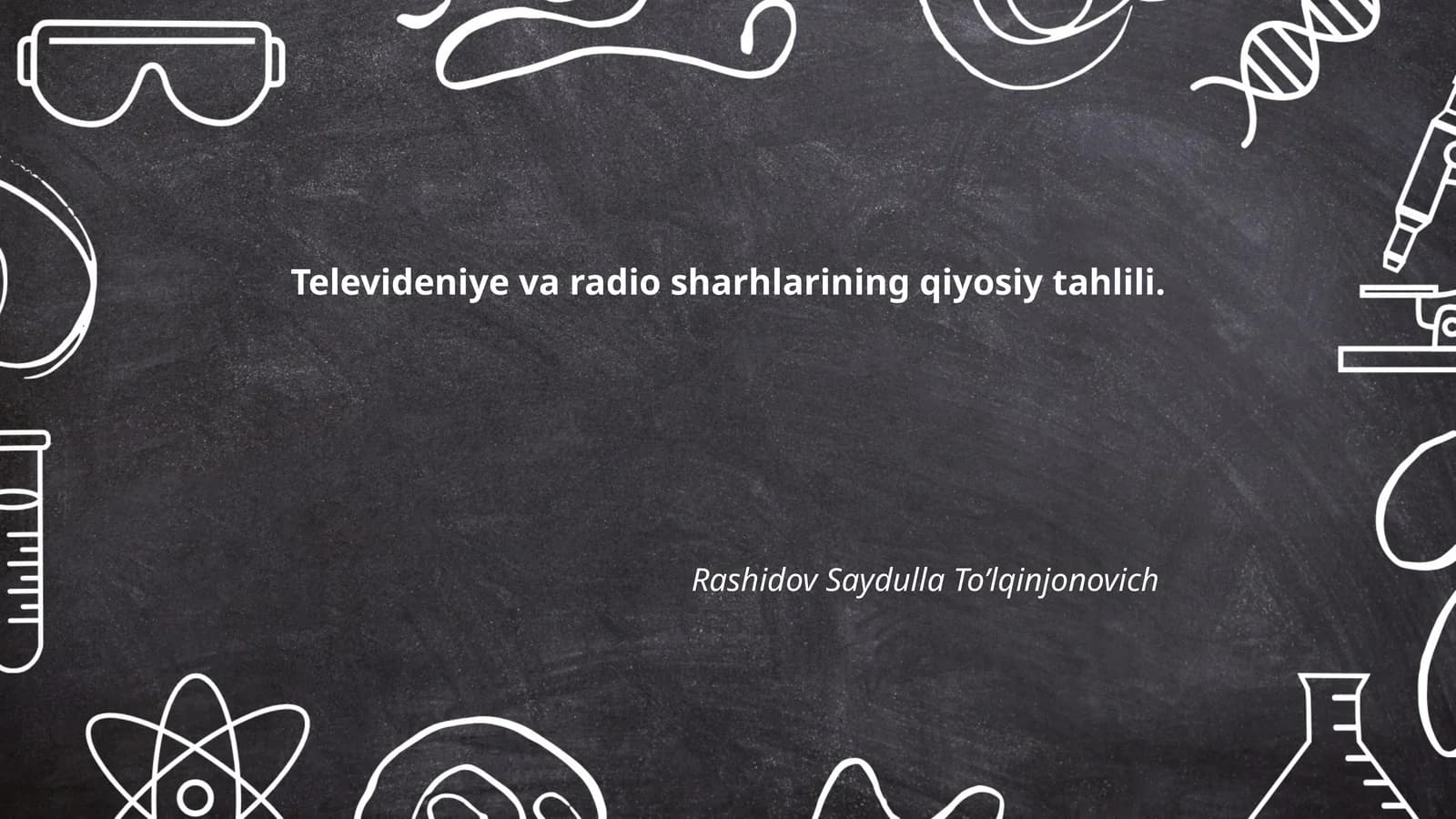 Televideniye va radio sharhlarining qiyosiy tahlili