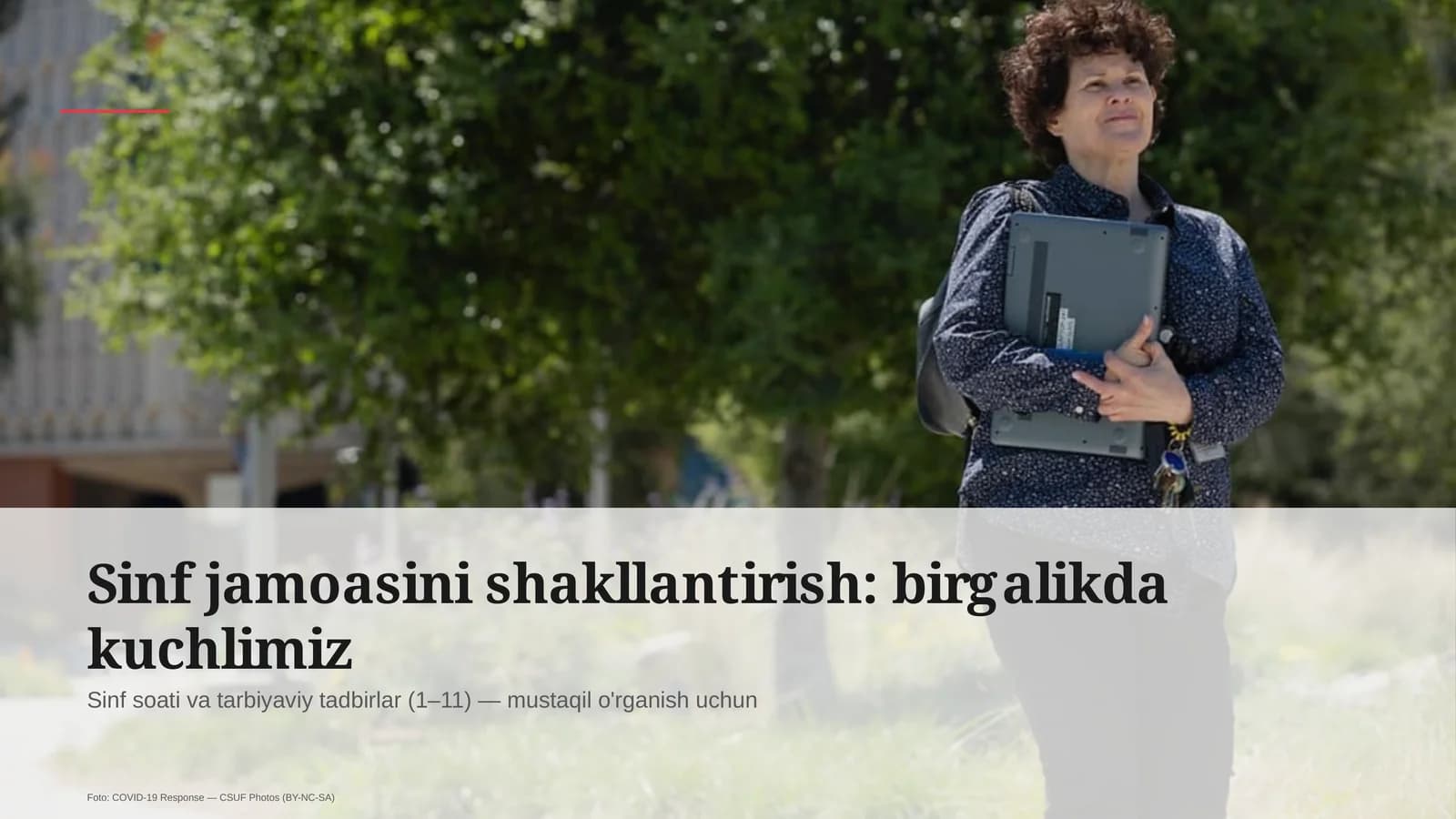 Sinf jamoasini shakllantirish: birgalikda kuchlimiz