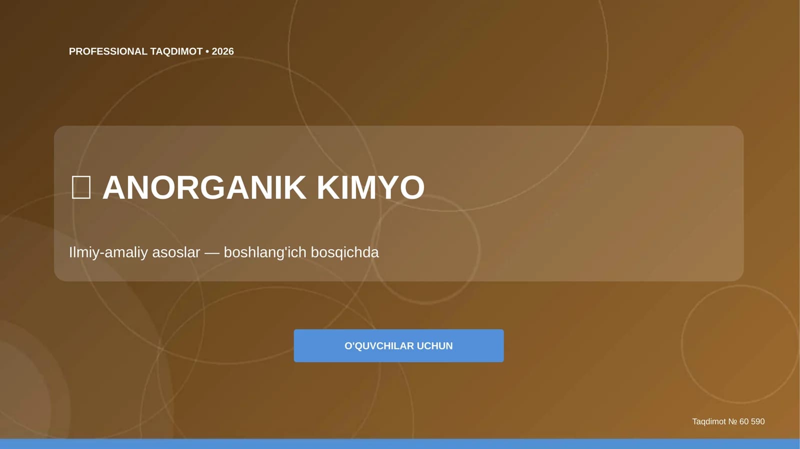 ANORGANIK KIMYO