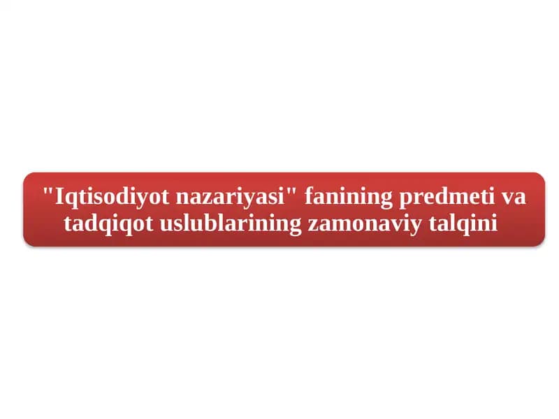 talabning turkumlanishi