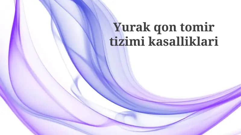 Yurak-qon tomir kasalliklari