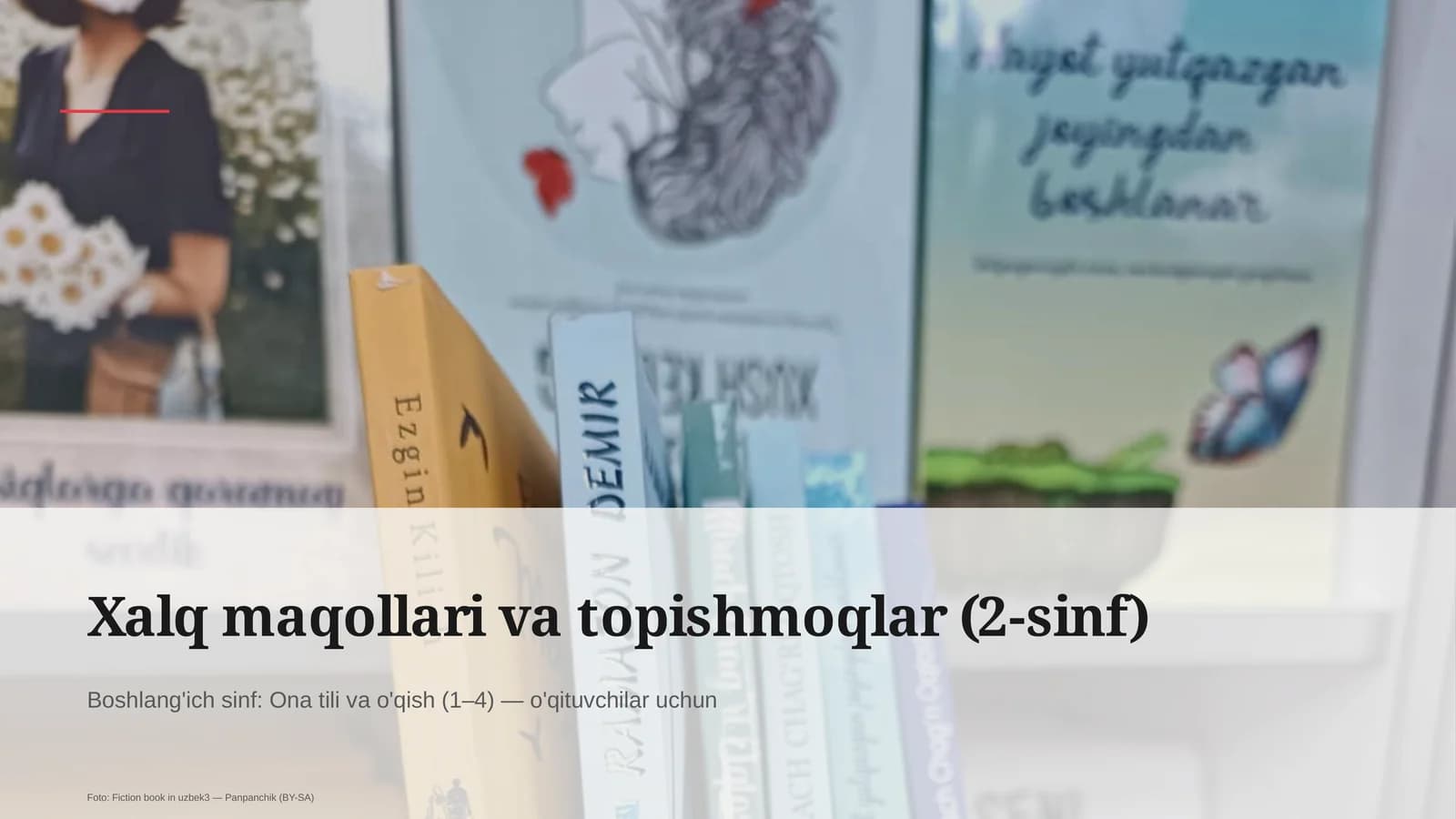 Xalq maqollari va topishmoqlar (2-sinf)