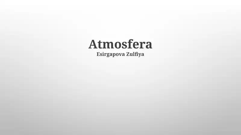 Atmosfera