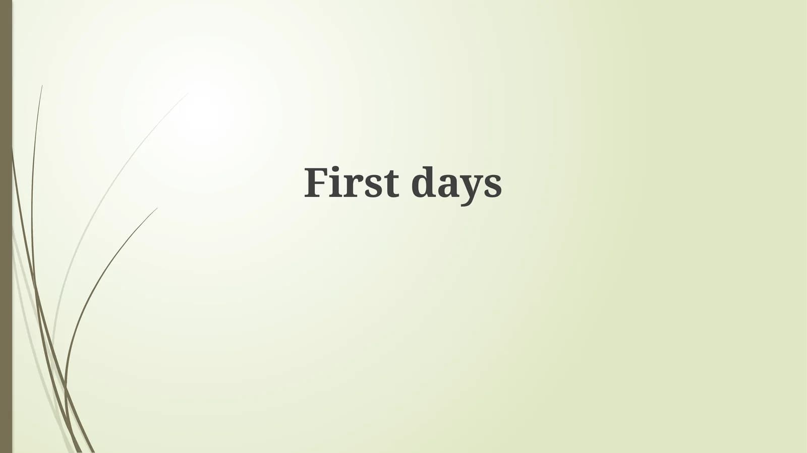 Firstdays