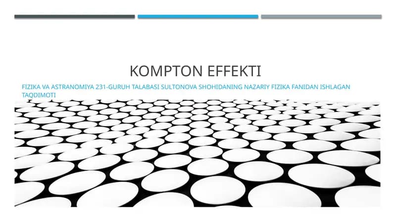 Kompton effekti