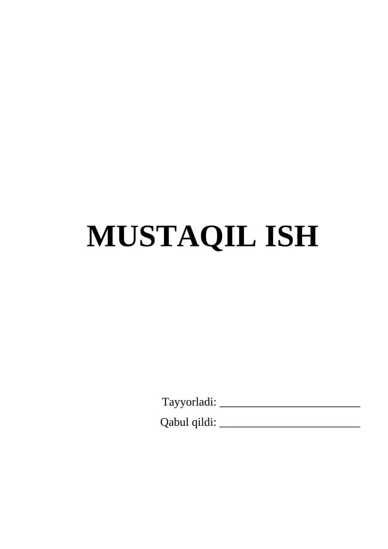 TENG HUQUQLAR VA TENG IMKONIYATLAR SIYOSATI