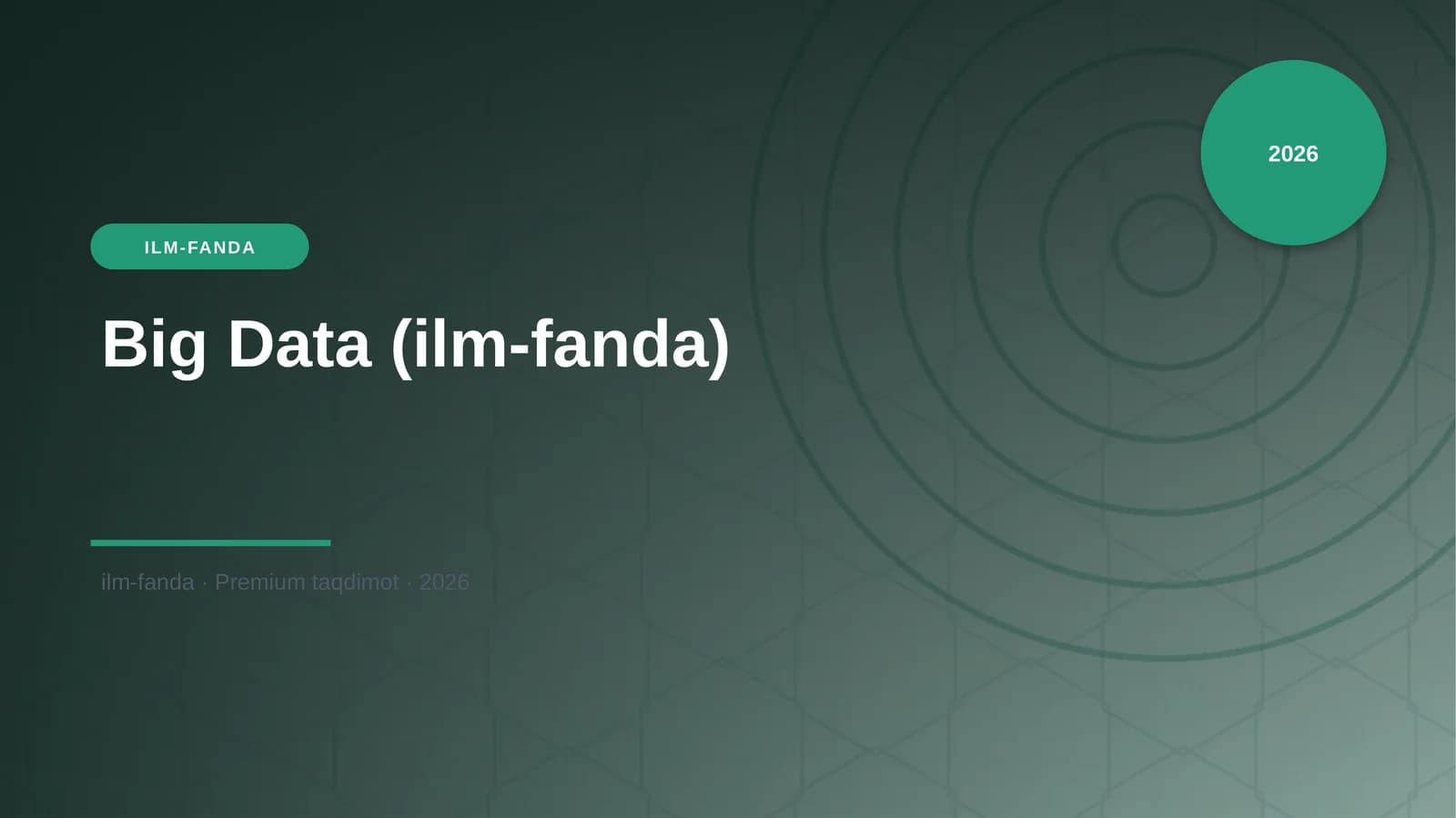 Big Data (ilm-fanda)