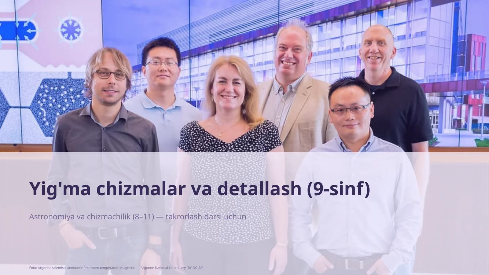 Yig'ma chizmalar va detallash (9-sinf)