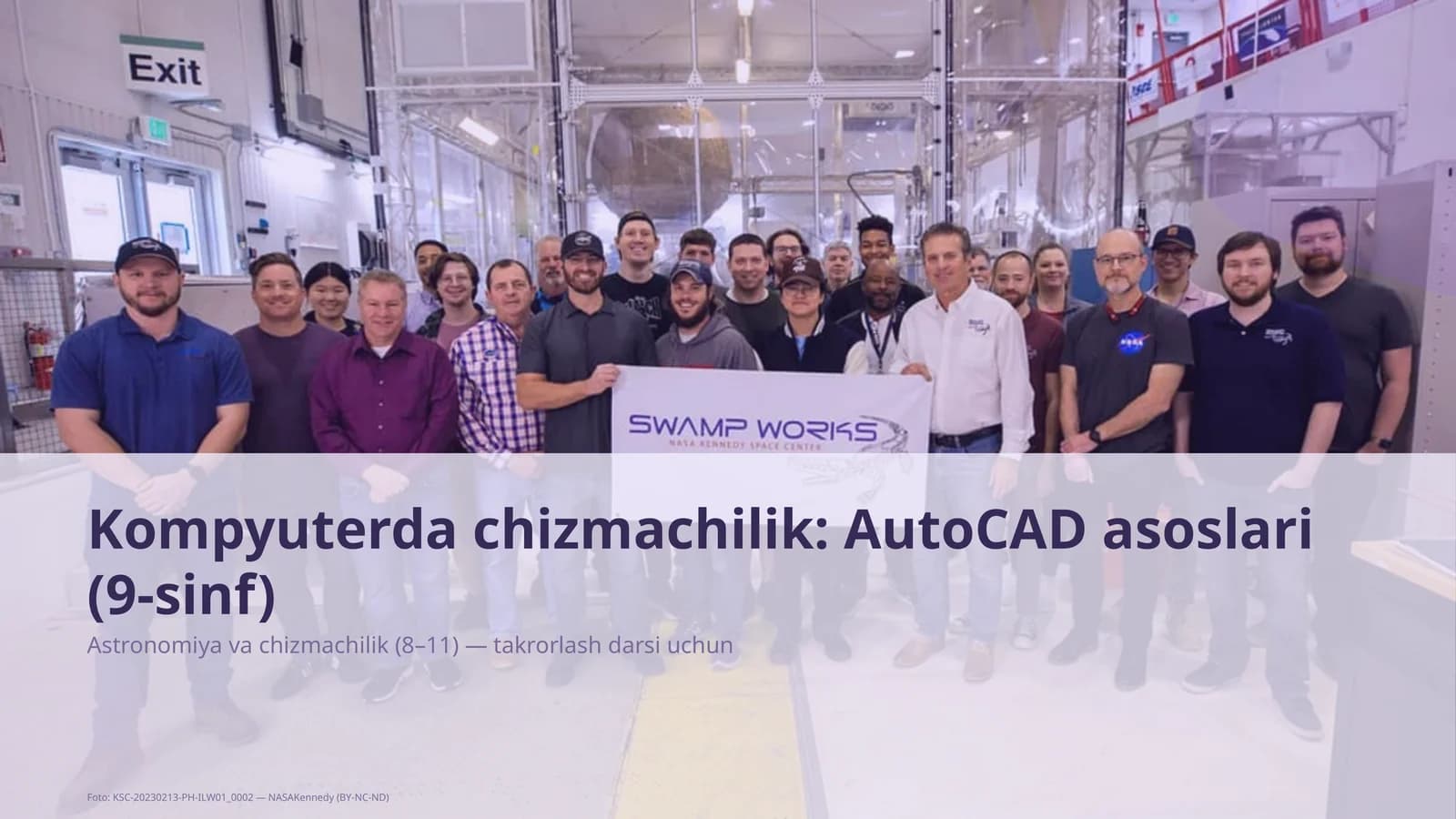 Kompyuterda chizmachilik: AutoCAD asoslari (9-sinf)