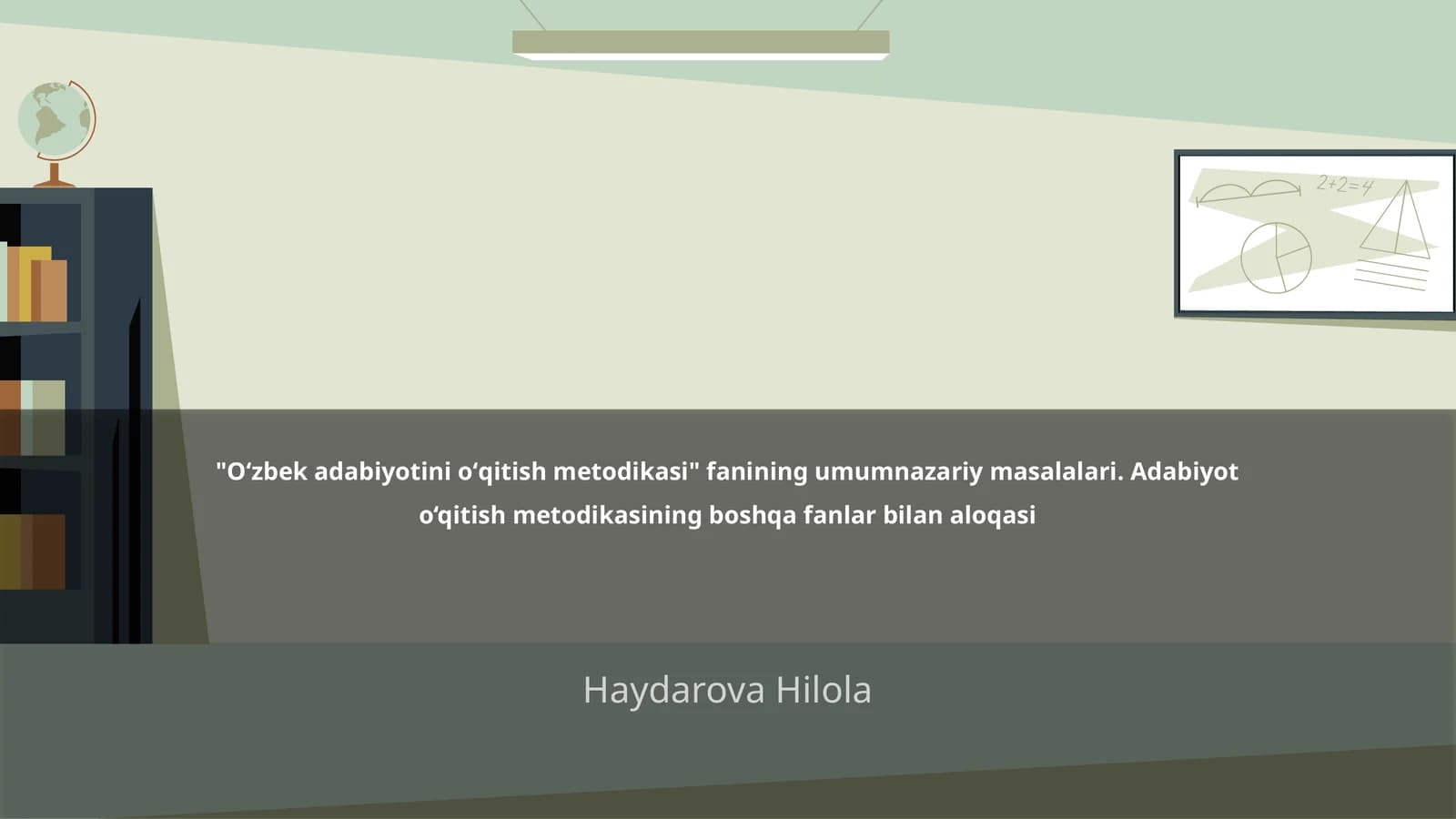 O‘zbek adabiyotini oʻqitish metodikasi