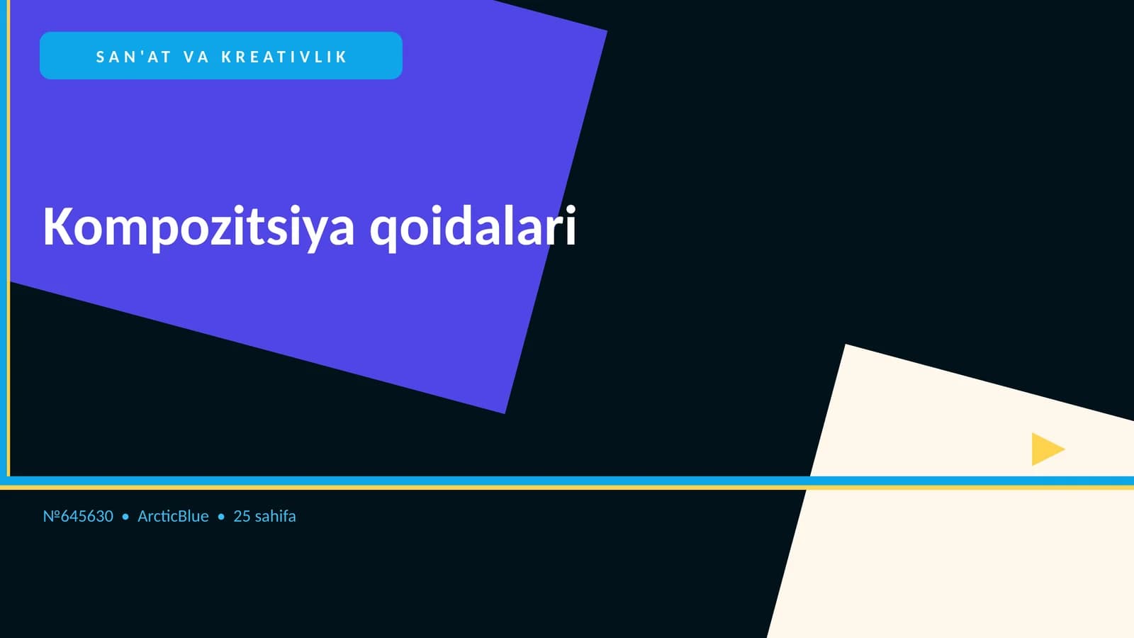 Kompozitsiya qoidalari