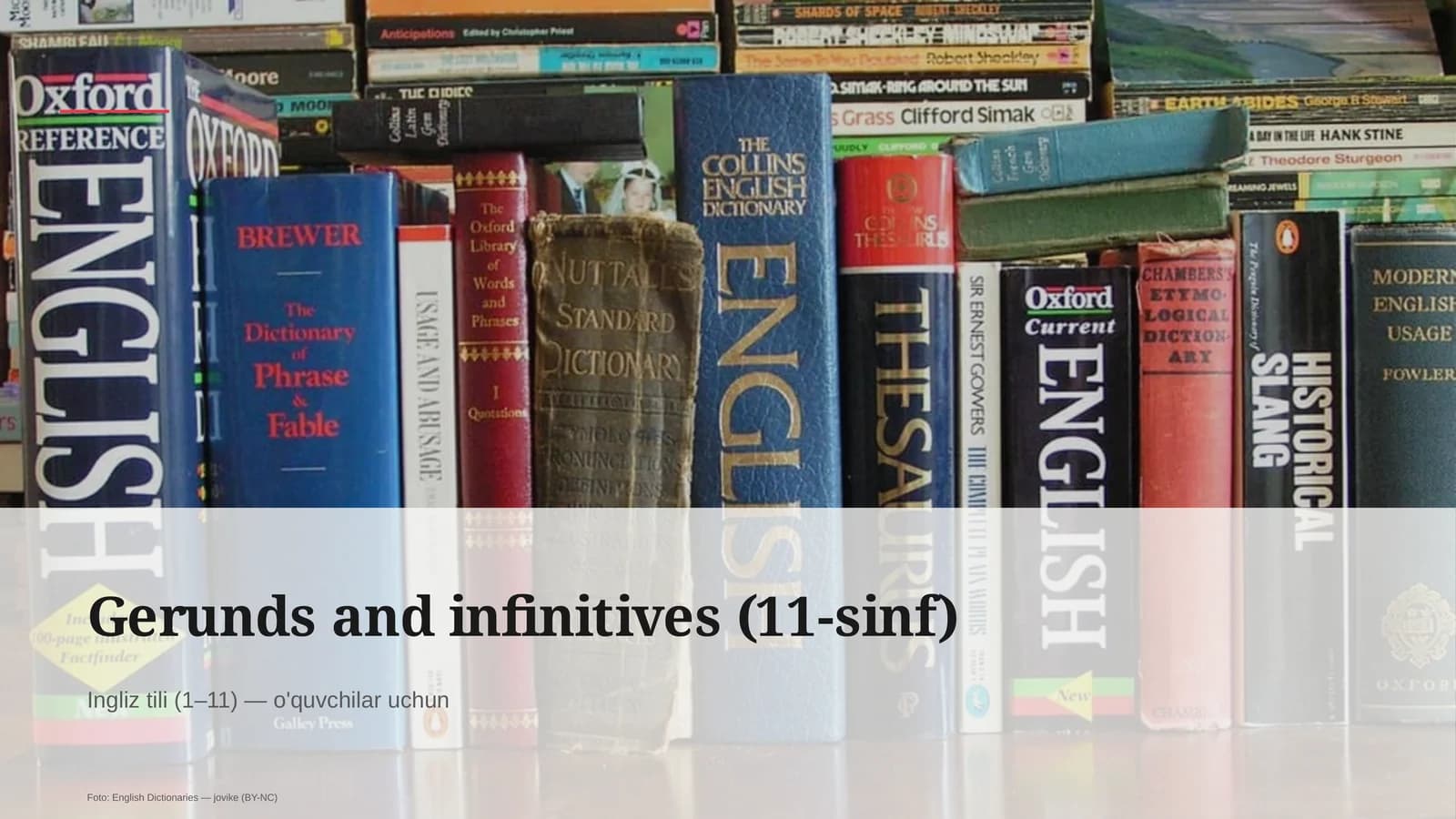 Gerunds and infinitives (11-sinf)