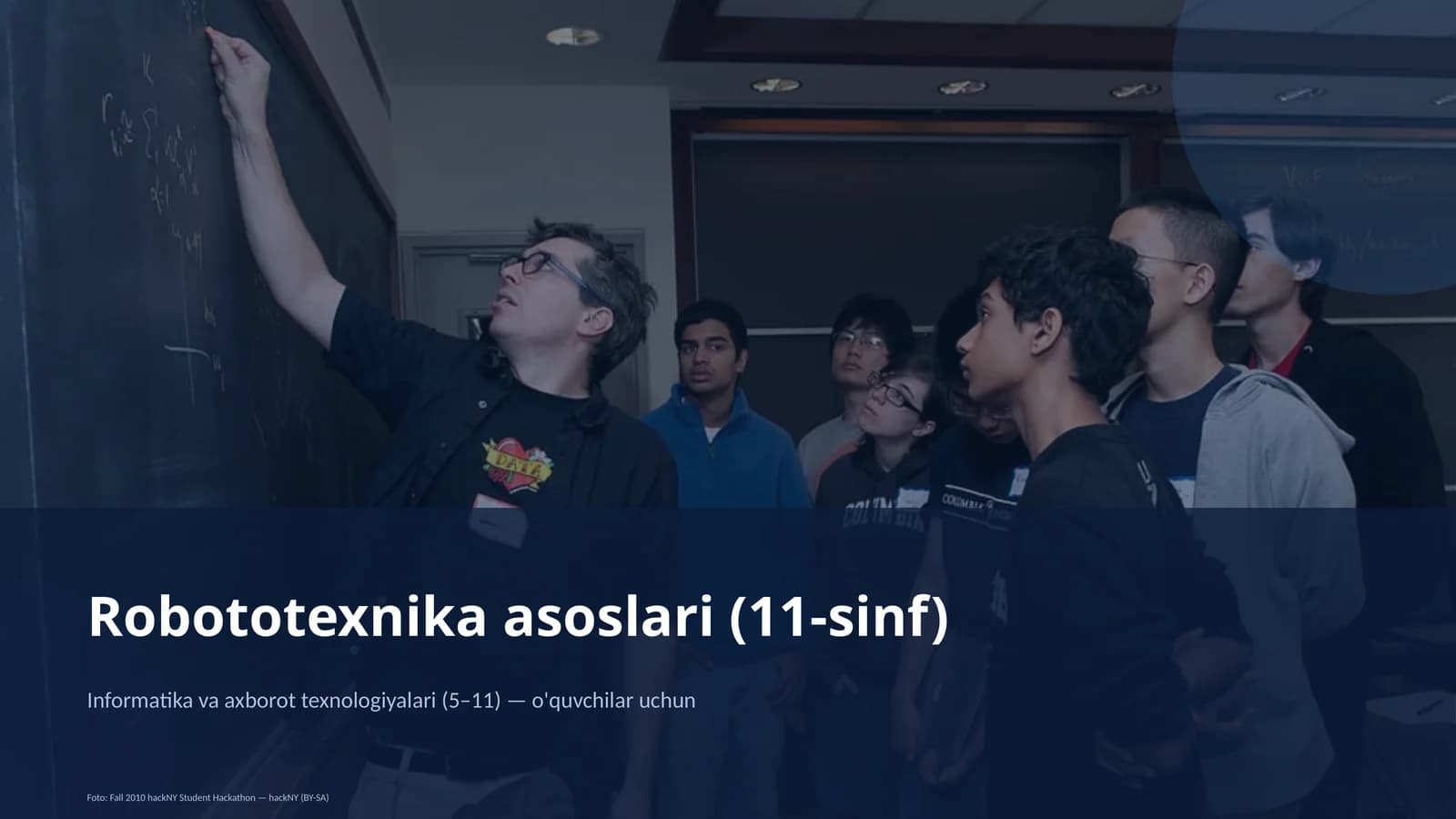 Robototexnika asoslari (11-sinf)